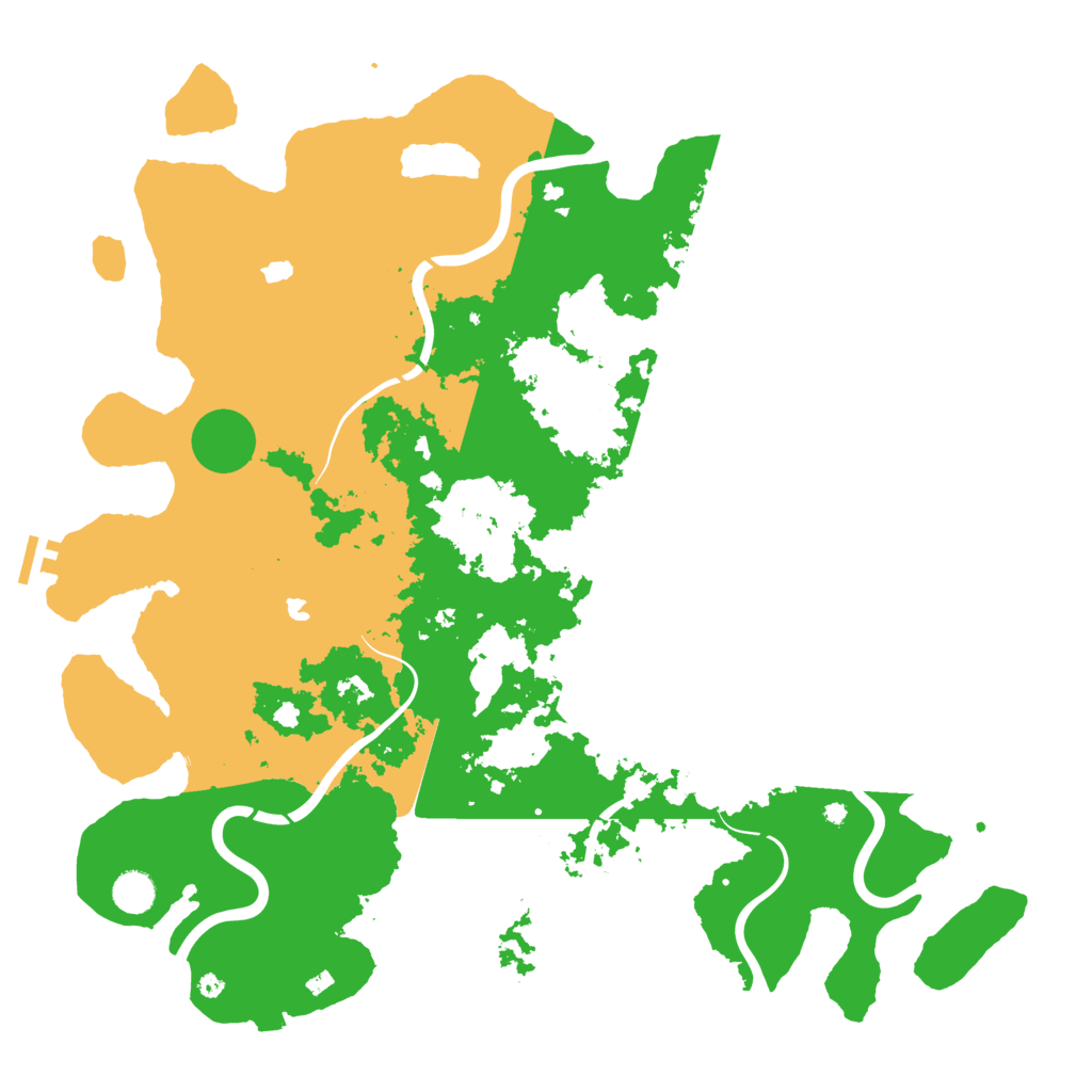Biome Rust Map: Procedural Map, Size: 4500, Seed: 2098534658