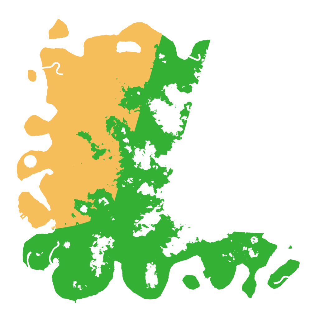 Biome Rust Map: Procedural Map, Size: 4500, Seed: 2098534658