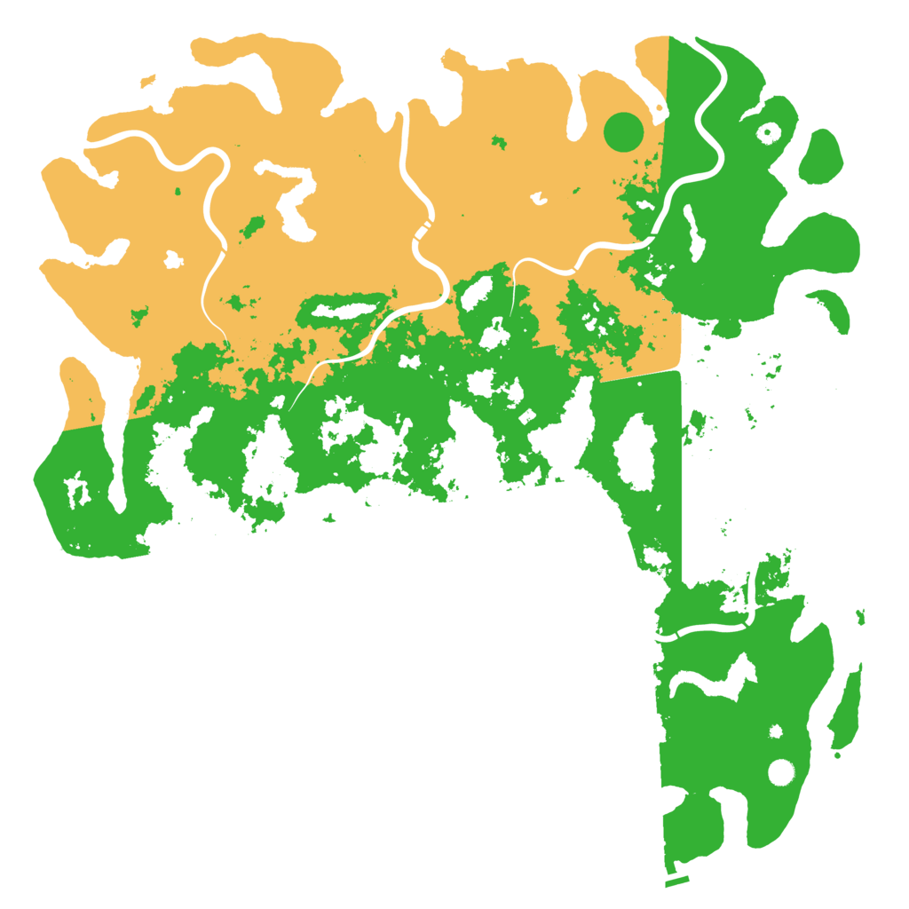 Biome Rust Map: Procedural Map, Size: 6000, Seed: 880