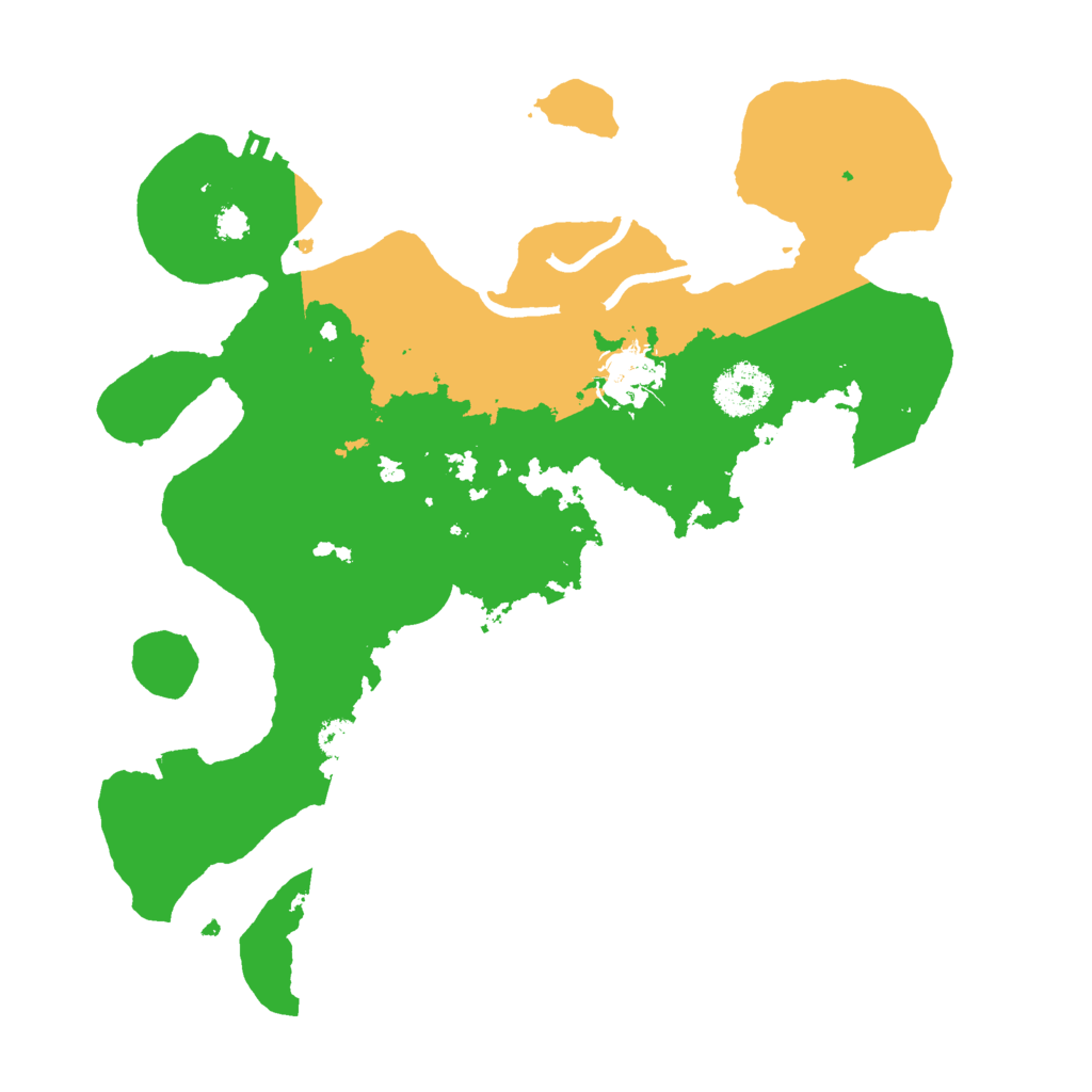 Biome Rust Map: Procedural Map, Size: 3000, Seed: 1889679372