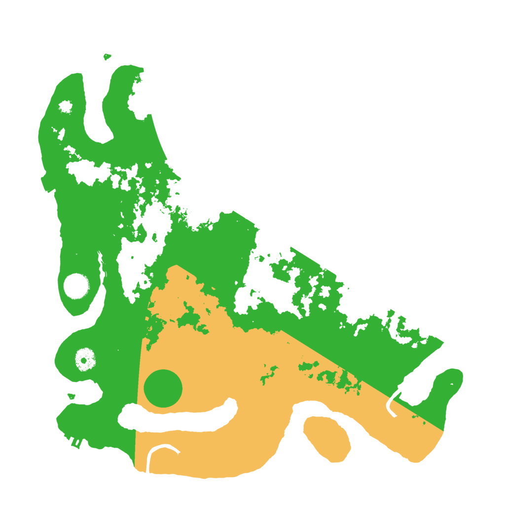 Biome Rust Map: Procedural Map, Size: 3500, Seed: 67293397