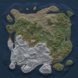 Thumbnail Rust Map: Procedural Map, Size: 4000, Seed: 288731457, 18 Monuments