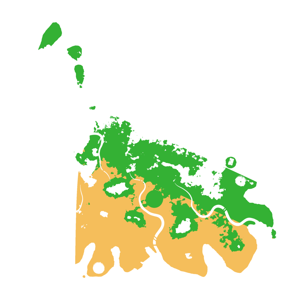 Biome Rust Map: Procedural Map, Size: 4500, Seed: 85799