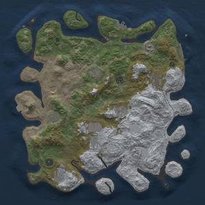 Thumbnail Rust Map: Procedural Map, Size: 4000, Seed: 572719868, 18 Monuments