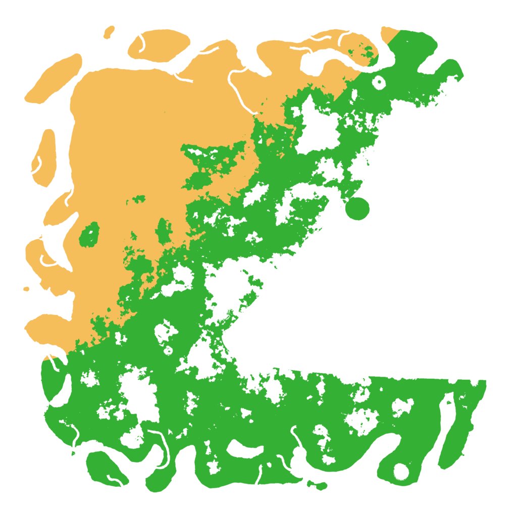 Biome Rust Map: Procedural Map, Size: 6000, Seed: 67137668