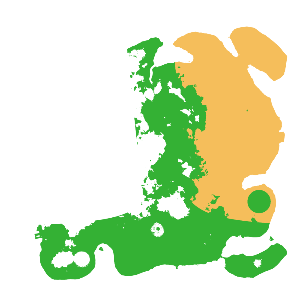 Biome Rust Map: Procedural Map, Size: 3500, Seed: 1539365397