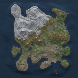 Thumbnail Rust Map: Procedural Map, Size: 3000, Seed: 20197, 13 Monuments