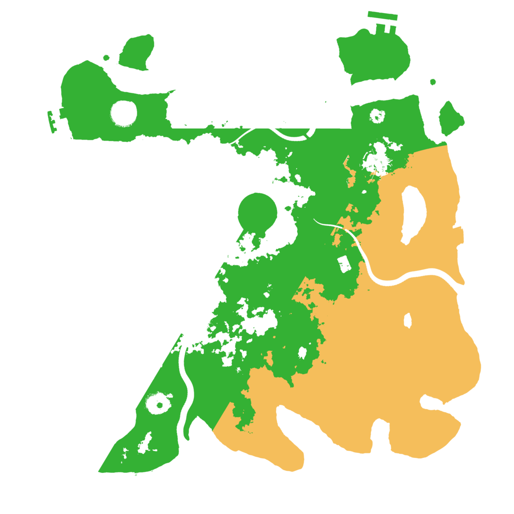 Biome Rust Map: Procedural Map, Size: 3500, Seed: 1555809901