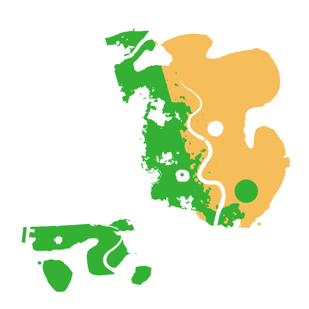 Biome Rust Map: Procedural Map, Size: 3499, Seed: 1404732594