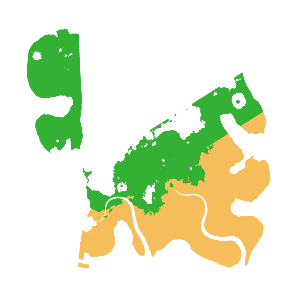 Biome Rust Map: Procedural Map, Size: 3000, Seed: 777897584