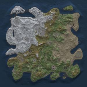 Thumbnail Rust Map: Procedural Map, Size: 4120, Seed: 159753, 19 Monuments