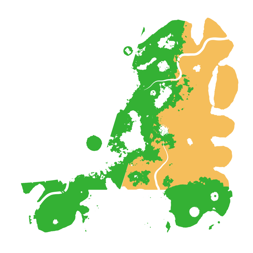 Biome Rust Map: Procedural Map, Size: 4500, Seed: 204022749