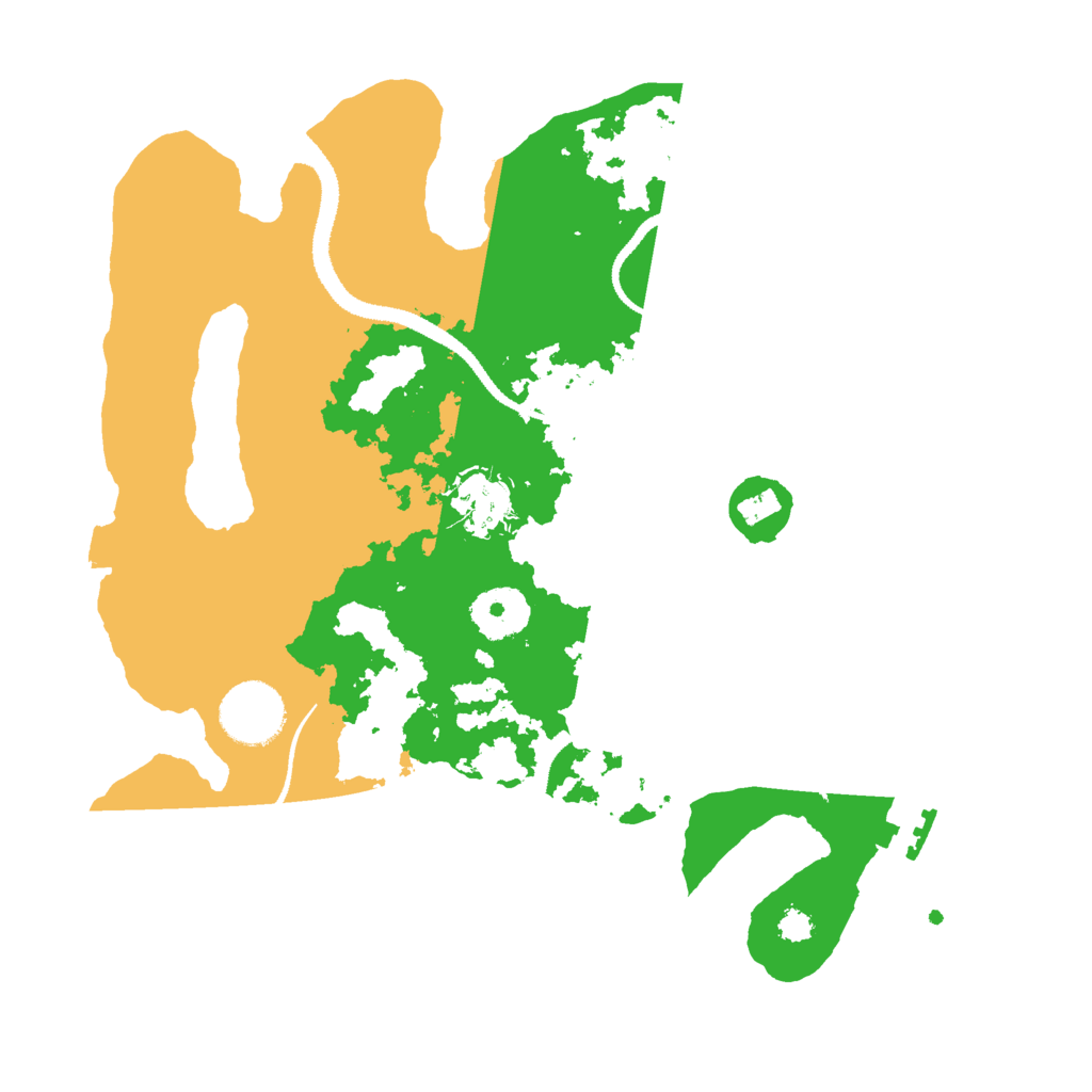 Biome Rust Map: Procedural Map, Size: 3000, Seed: 323589841