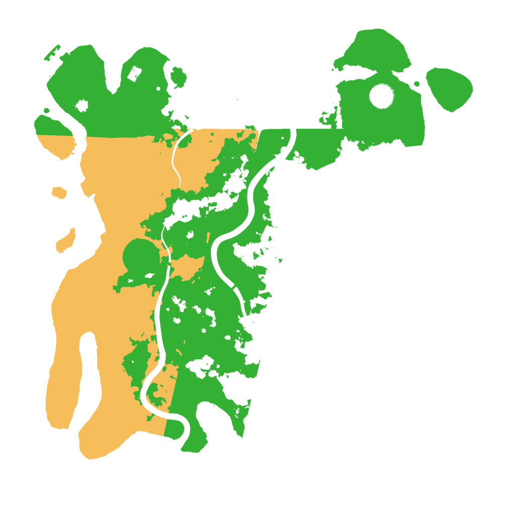 Biome Rust Map: Procedural Map, Size: 3750, Seed: 90407032