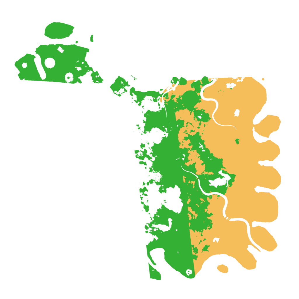 Biome Rust Map: Procedural Map, Size: 5000, Seed: 1751487334