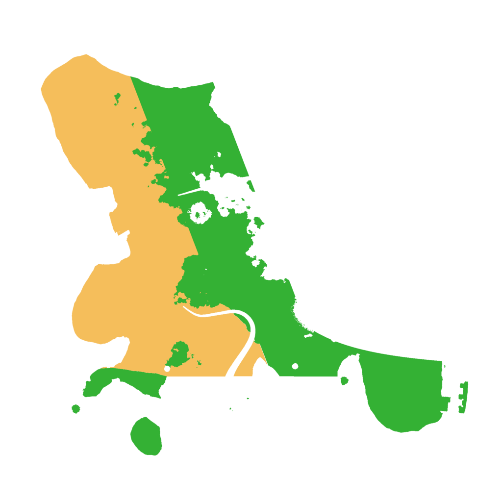 Biome Rust Map: Procedural Map, Size: 2400, Seed: 1373564126