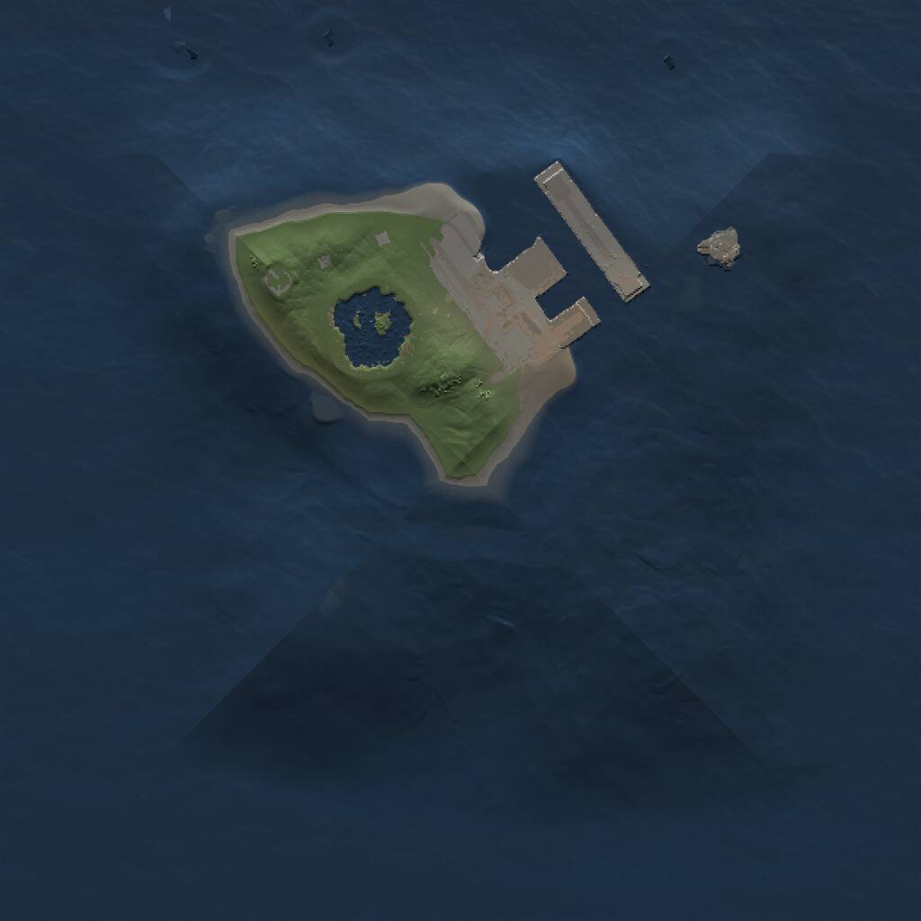 Rust Map: Procedural Map, Size: 1200, Seed: 1094, 2 Monuments