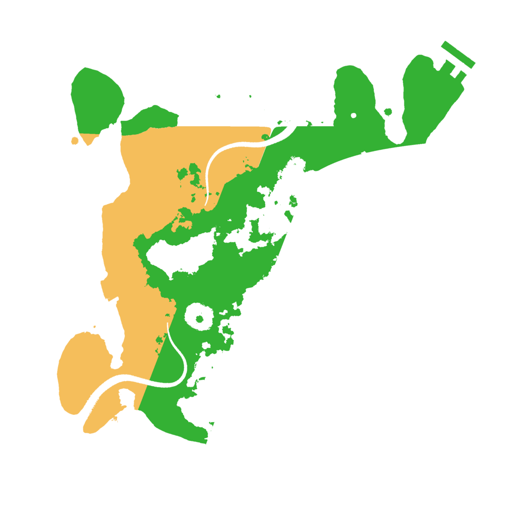 Biome Rust Map: Procedural Map, Size: 2700, Seed: 509