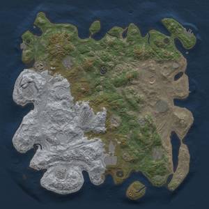 Thumbnail Rust Map: Procedural Map, Size: 4250, Seed: 42880306, 19 Monuments