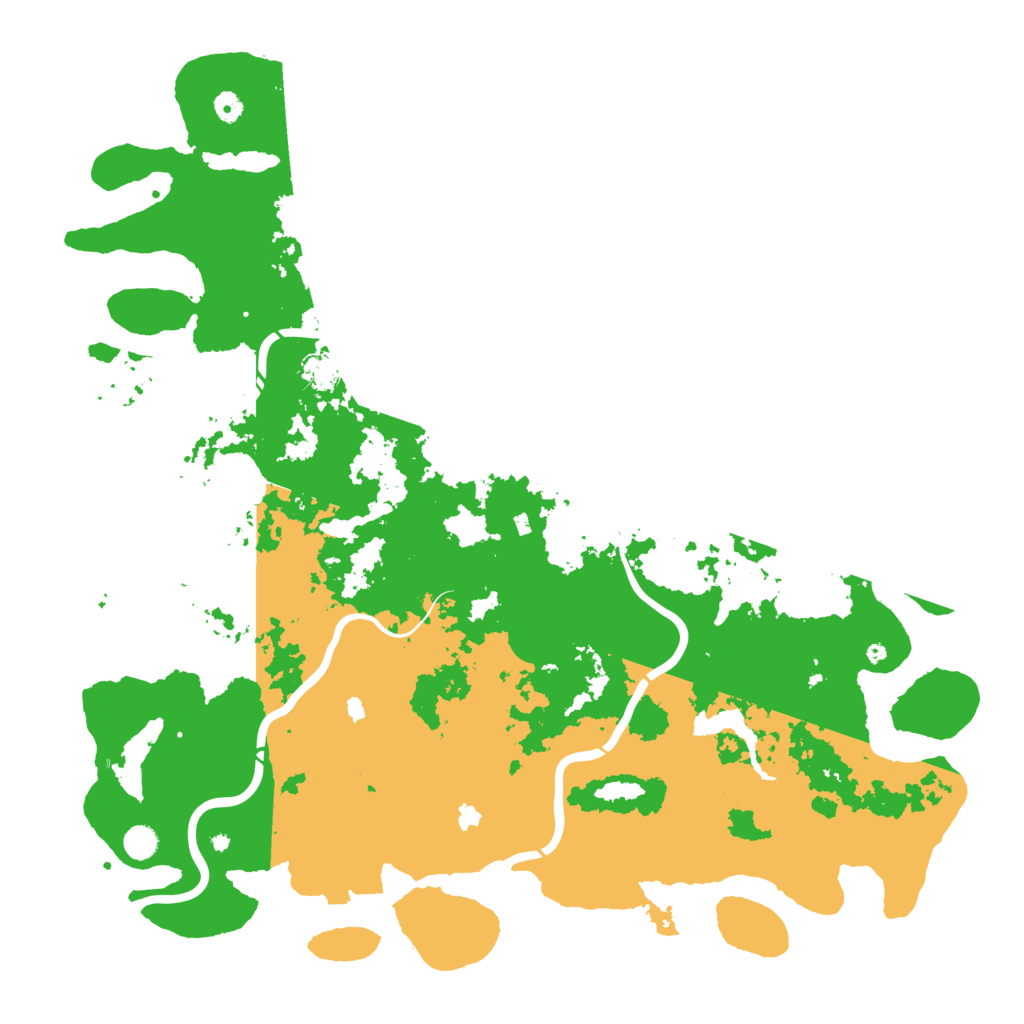 Biome Rust Map: Procedural Map, Size: 5250, Seed: 713954826
