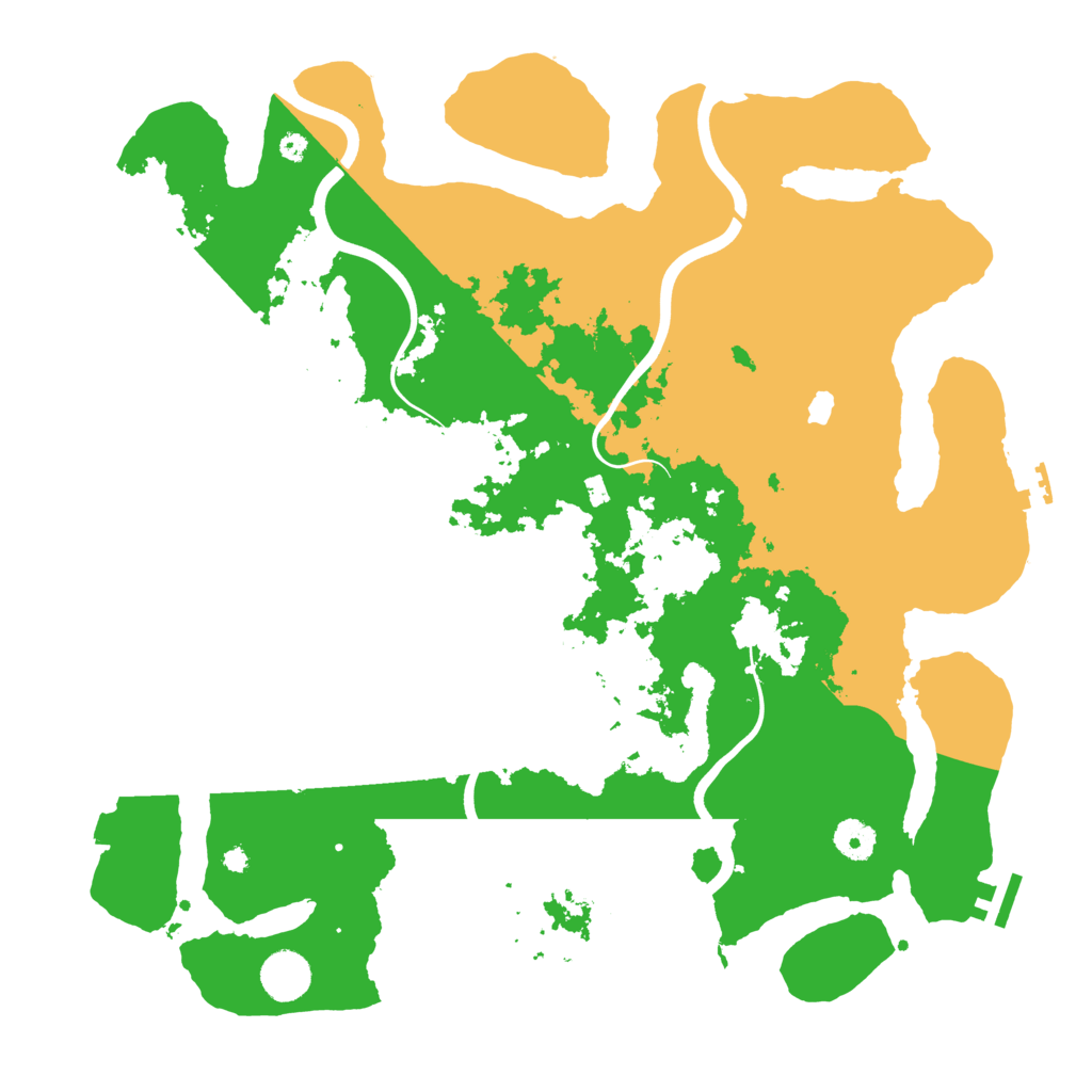 Biome Rust Map: Procedural Map, Size: 4000, Seed: 169828566