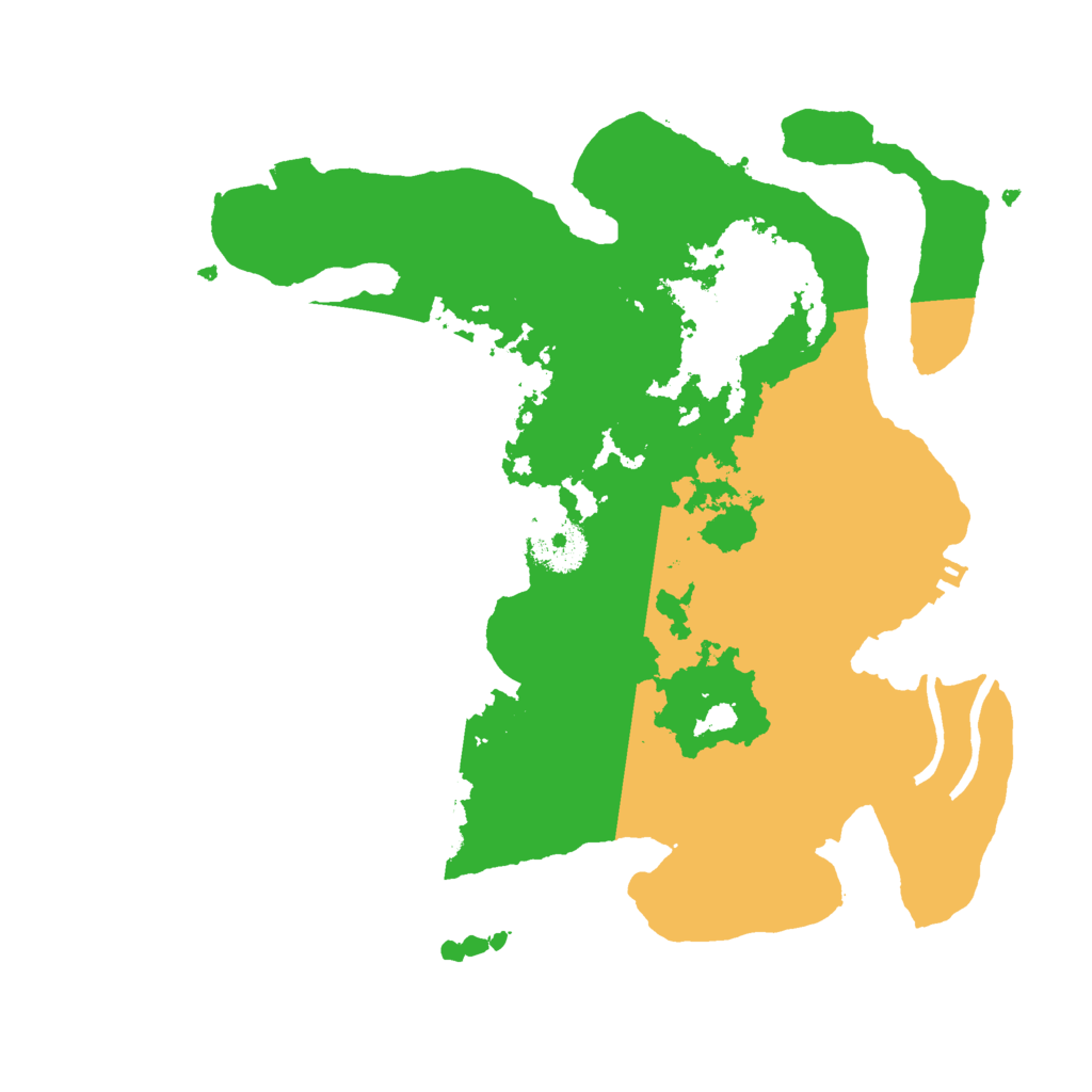 Biome Rust Map: Procedural Map, Size: 3000, Seed: 565346533