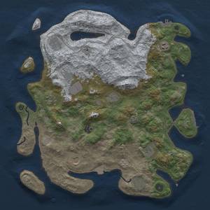 Thumbnail Rust Map: Procedural Map, Size: 4000, Seed: 1188104764, 18 Monuments