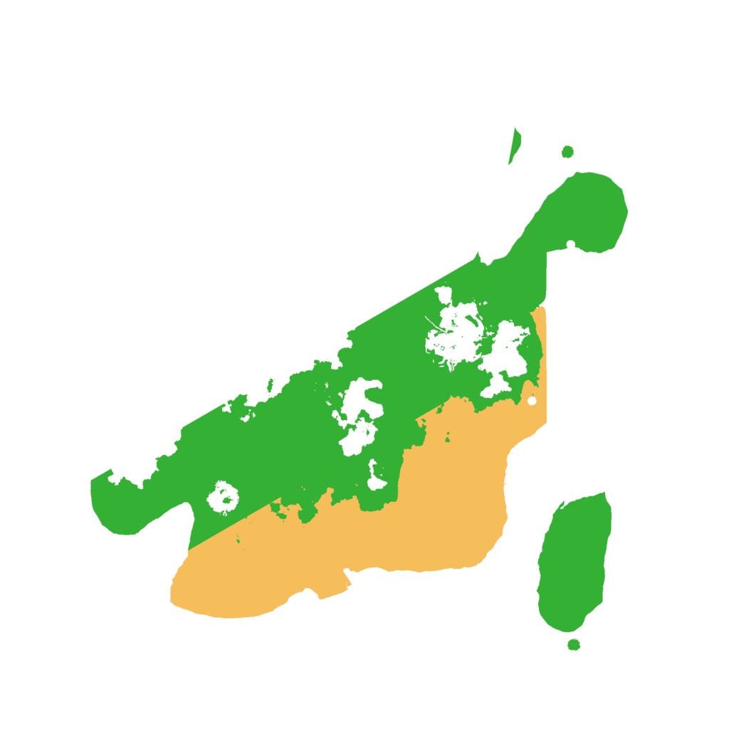 Biome Rust Map: Procedural Map, Size: 2400, Seed: 1693418175