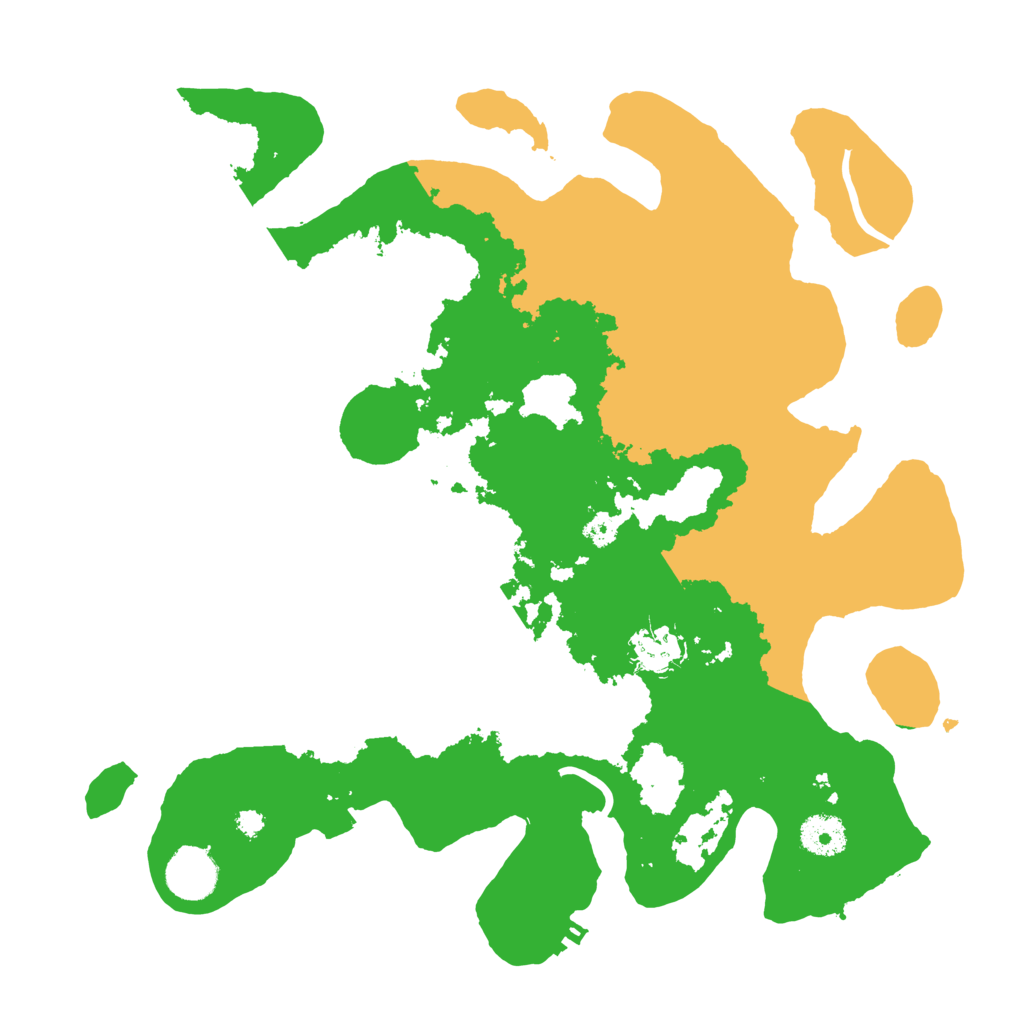 Biome Rust Map: Procedural Map, Size: 3500, Seed: 1976049796