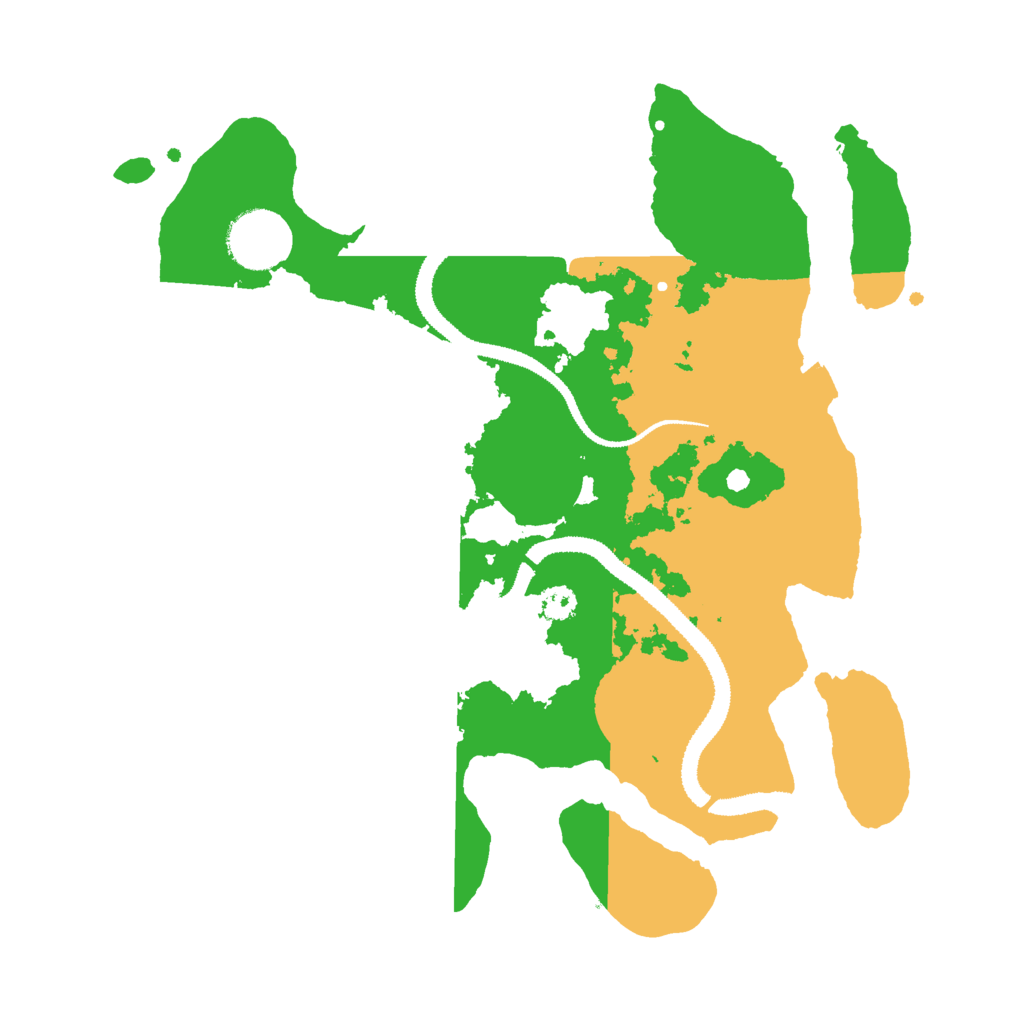 Biome Rust Map: Procedural Map, Size: 3000, Seed: 1613484080