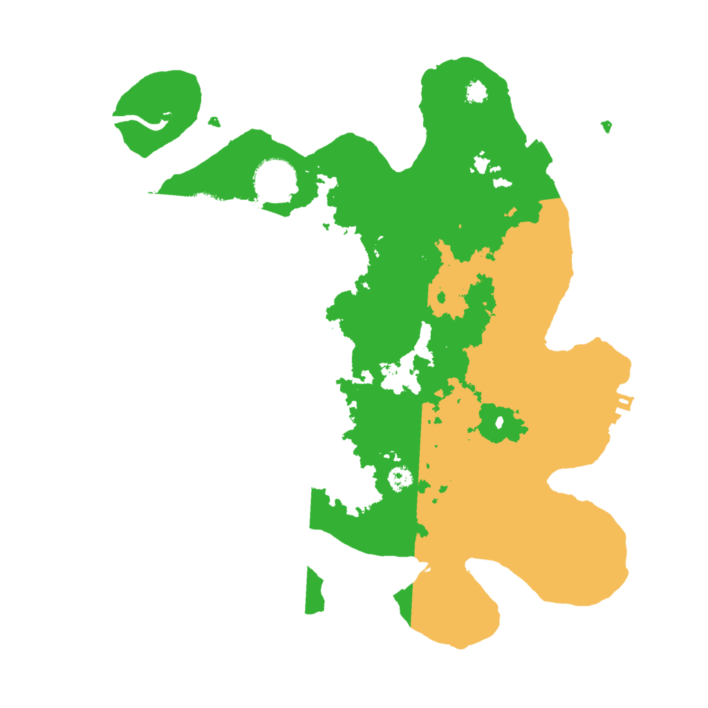 Biome Rust Map: Procedural Map, Size: 3000, Seed: 780101652