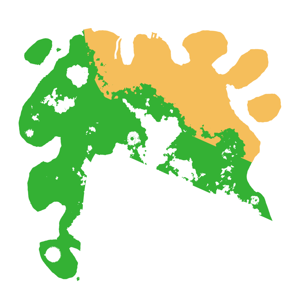 Biome Rust Map: Procedural Map, Size: 3500, Seed: 537750290