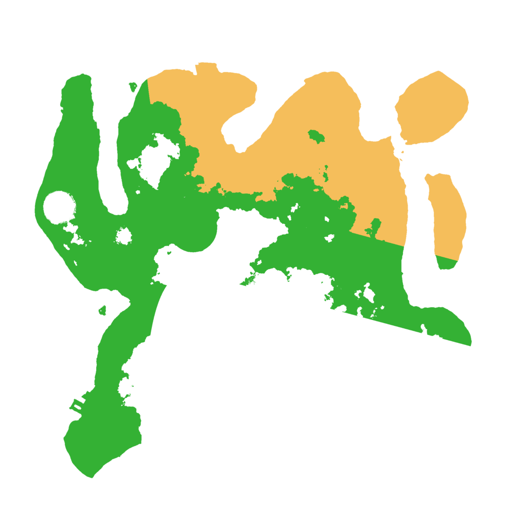 Biome Rust Map: Procedural Map, Size: 2900, Seed: 80
