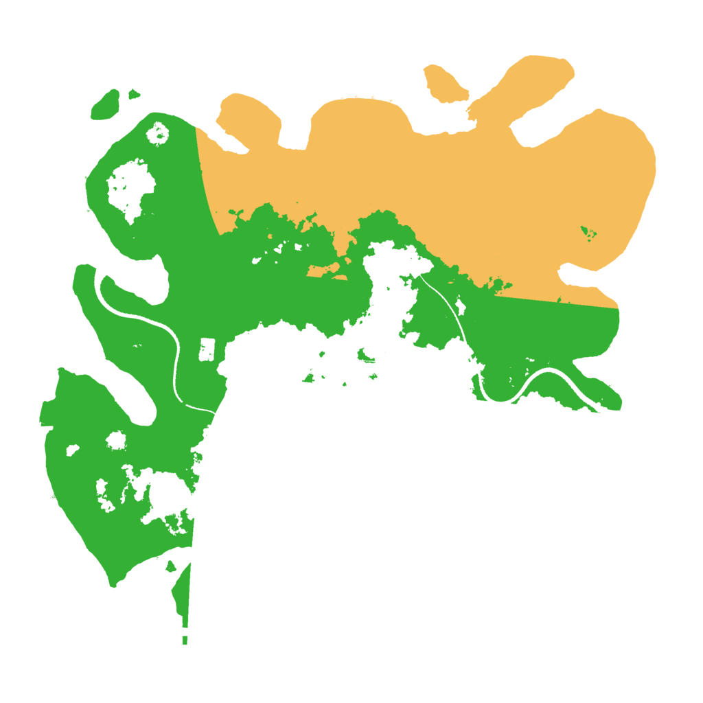 Biome Rust Map: Procedural Map, Size: 3250, Seed: 938483902