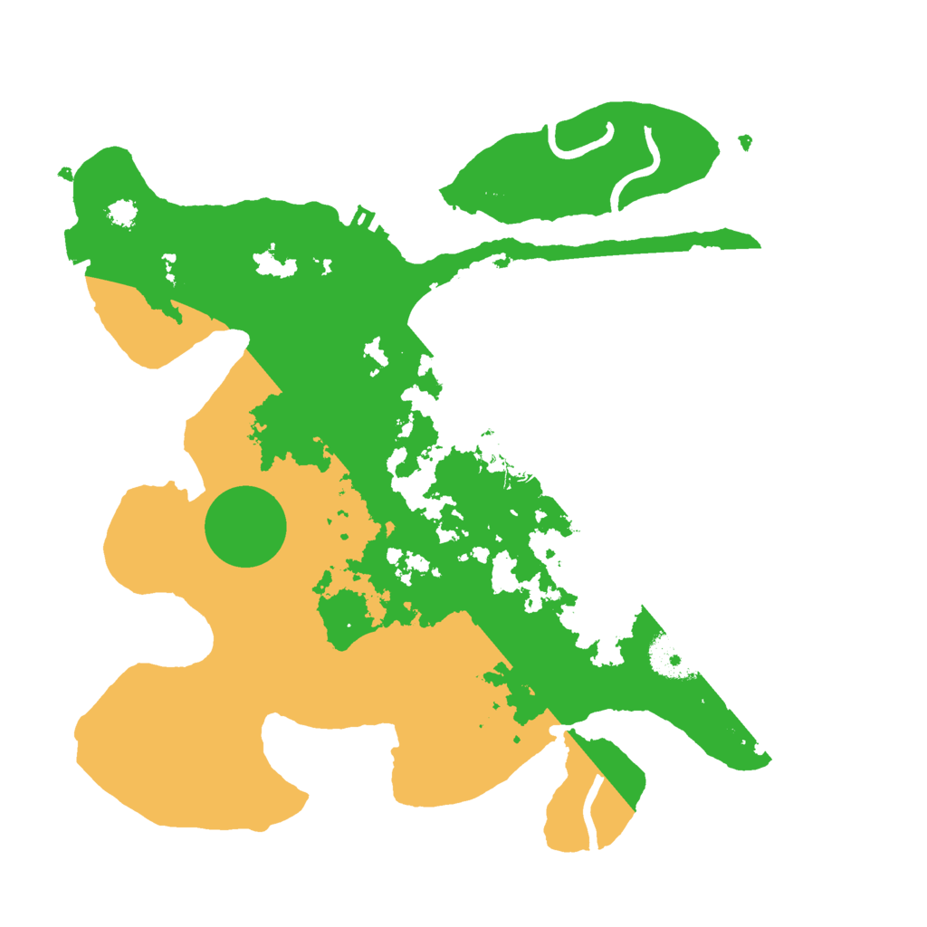 Biome Rust Map: Procedural Map, Size: 3000, Seed: 1042997496