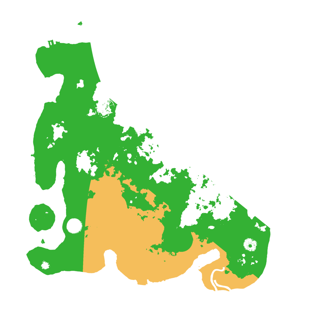 Biome Rust Map: Procedural Map, Size: 3600, Seed: 817237856