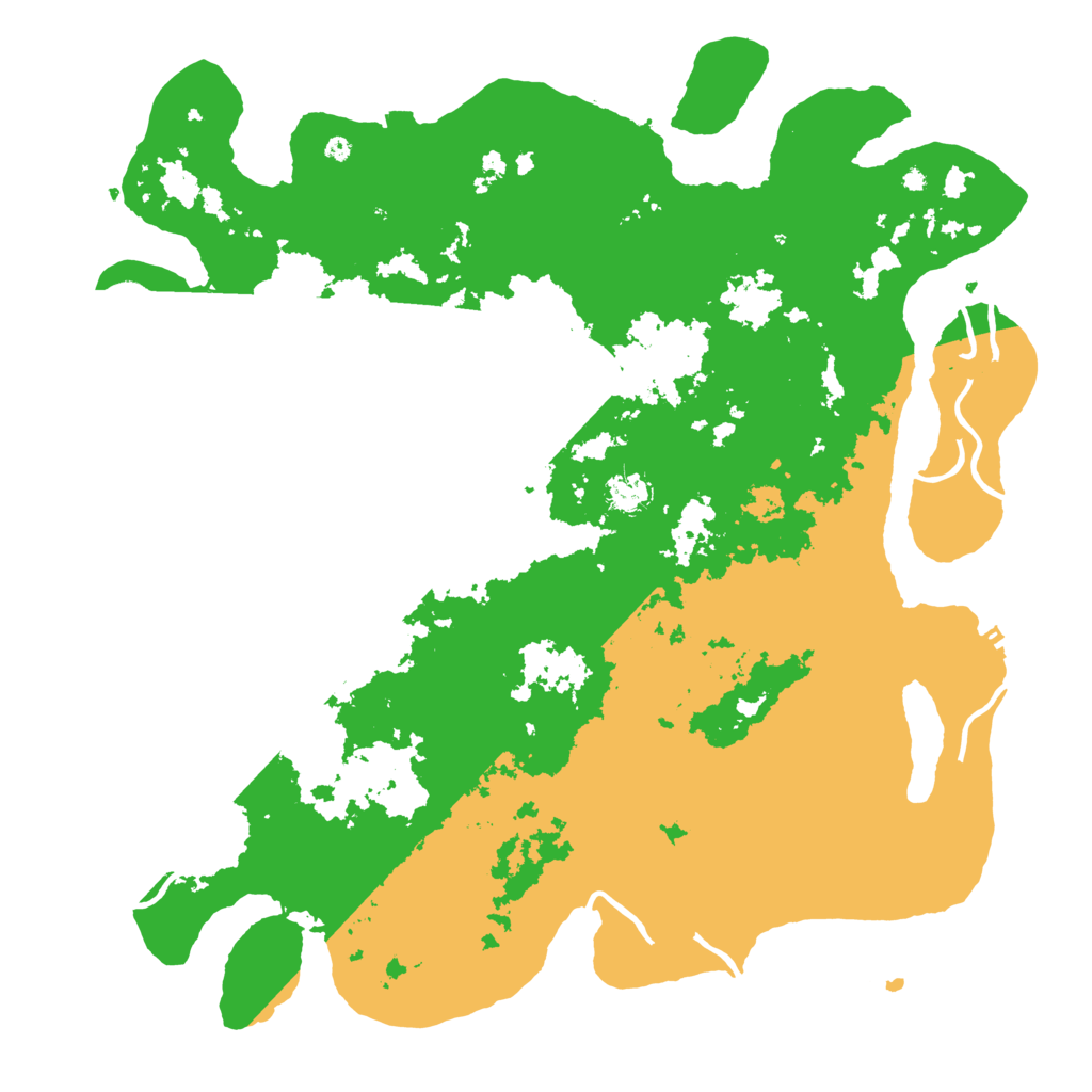 Biome Rust Map: Procedural Map, Size: 4500, Seed: 281592479