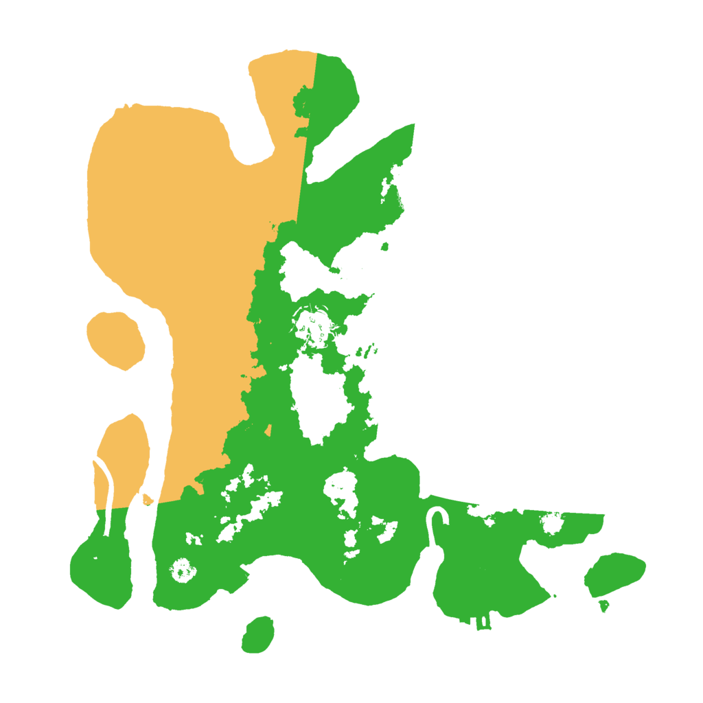 Biome Rust Map: Procedural Map, Size: 3000, Seed: 34414