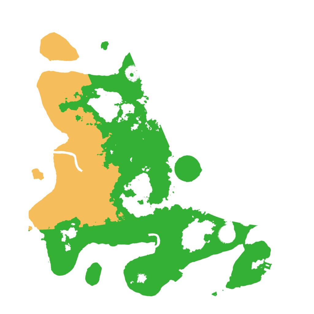 Biome Rust Map: Procedural Map, Size: 3200, Seed: 74297636