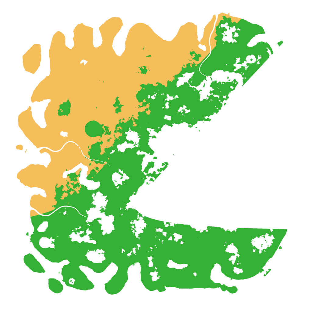 Biome Rust Map: Procedural Map, Size: 5000, Seed: 67137668