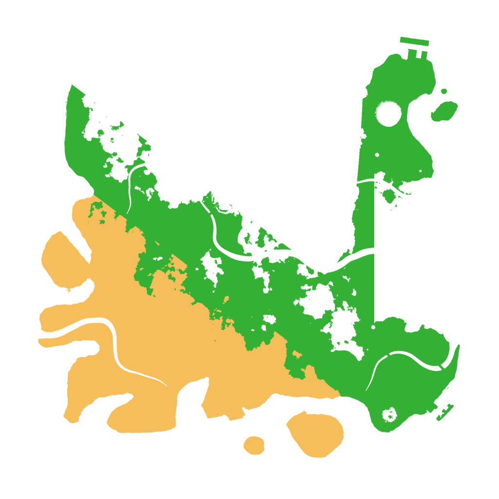 Biome Rust Map: Procedural Map, Size: 3500, Seed: 36437898