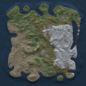 Thumbnail Rust Map: Procedural Map, Size: 4250, Seed: 780310012, 19 Monuments