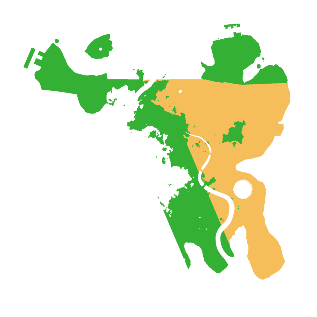 Biome Rust Map: Procedural Map, Size: 3000, Seed: 448286278