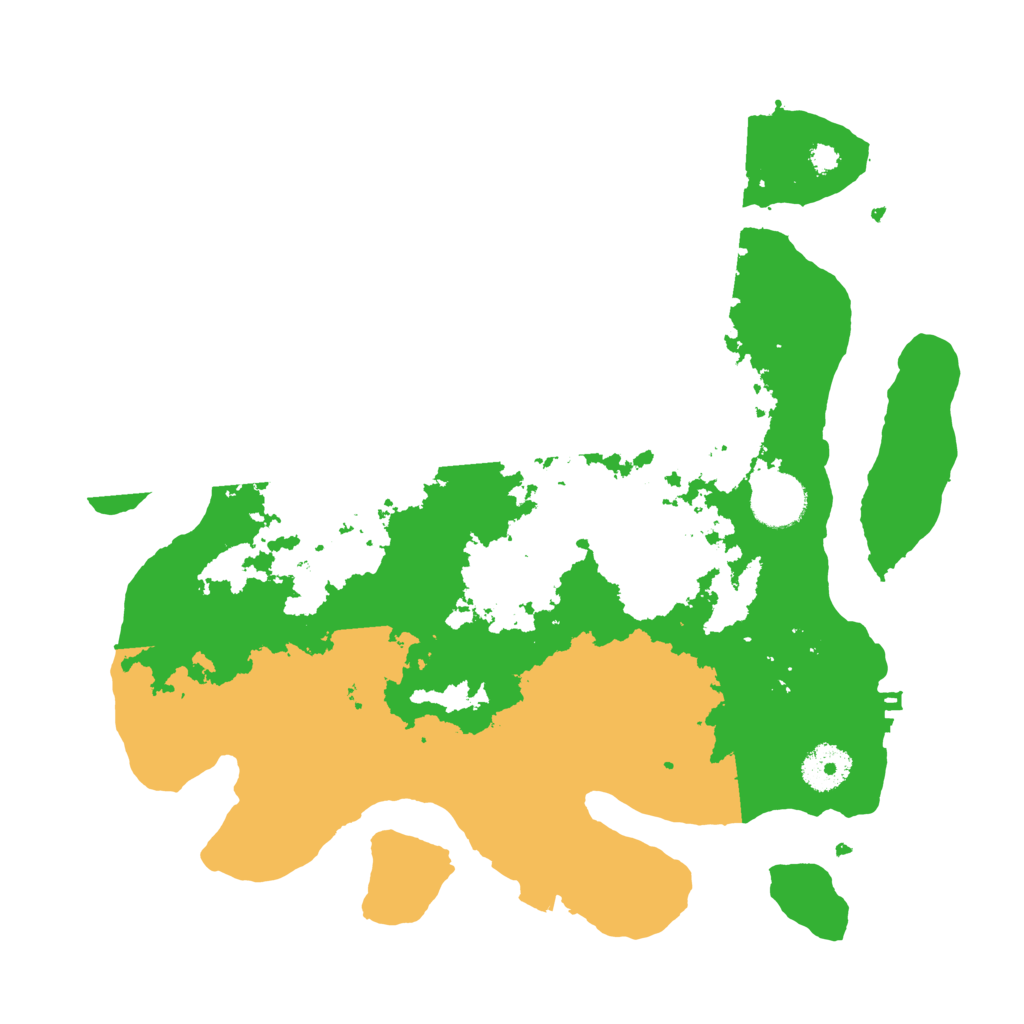 Biome Rust Map: Procedural Map, Size: 3300, Seed: 249890731