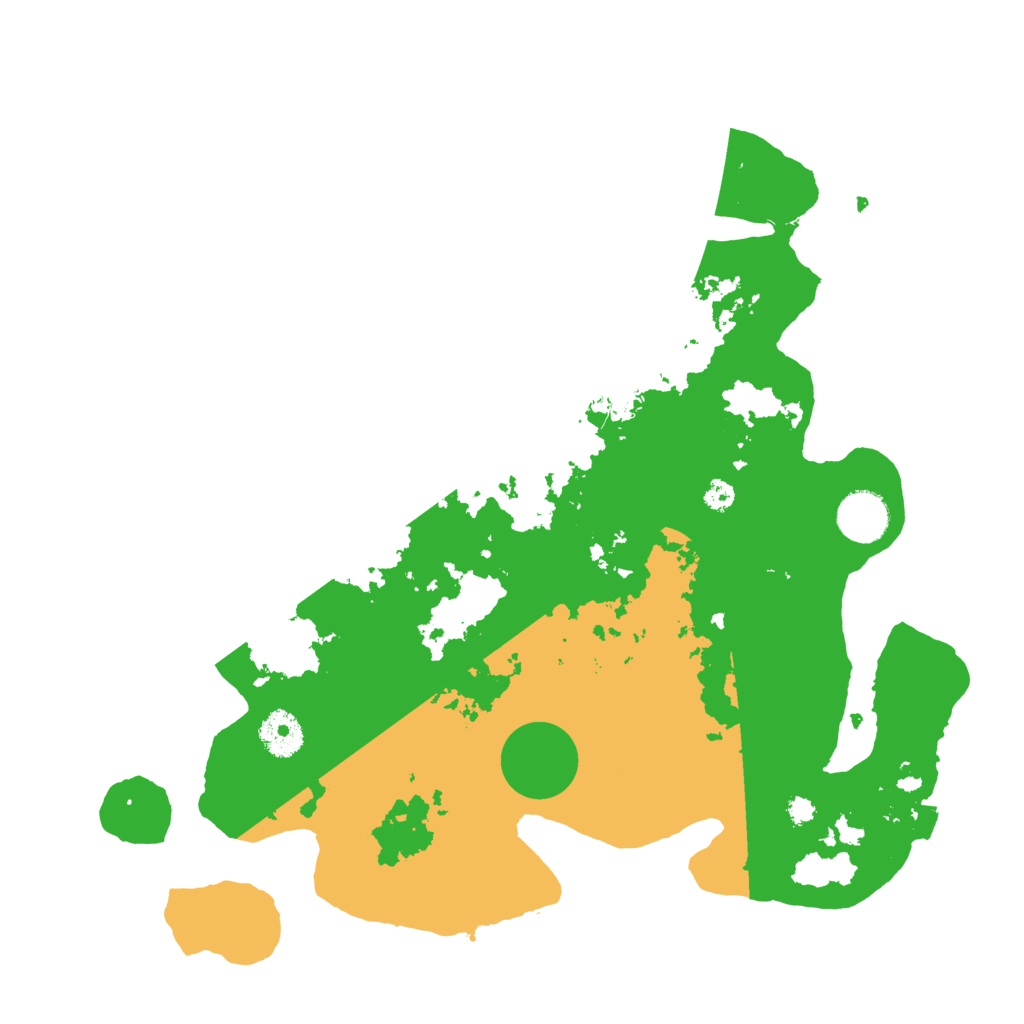 Biome Rust Map: Procedural Map, Size: 3500, Seed: 88911501