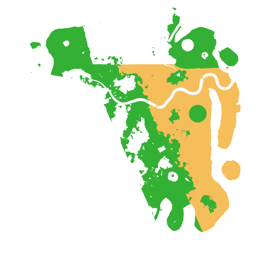 Biome Rust Map: Procedural Map, Size: 3850, Seed: 1316455124