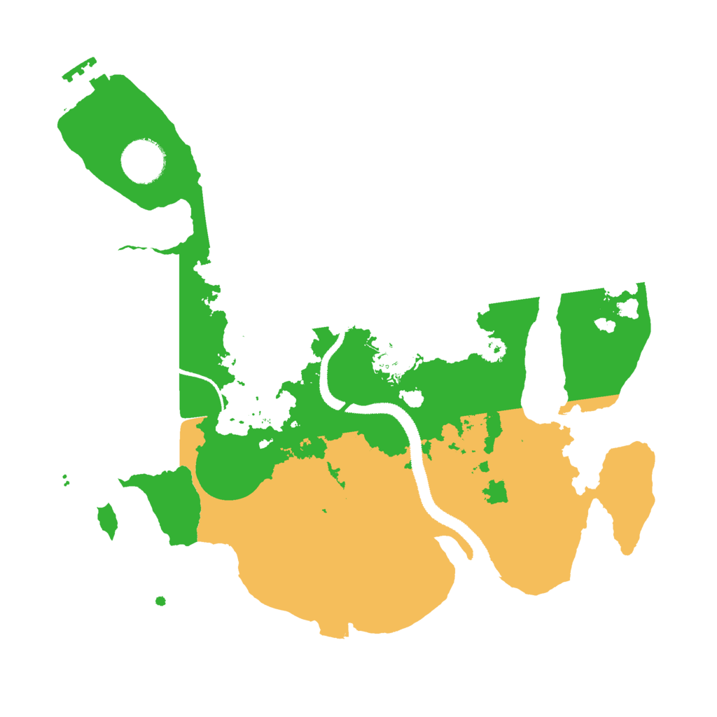 Biome Rust Map: Procedural Map, Size: 2900, Seed: 1488