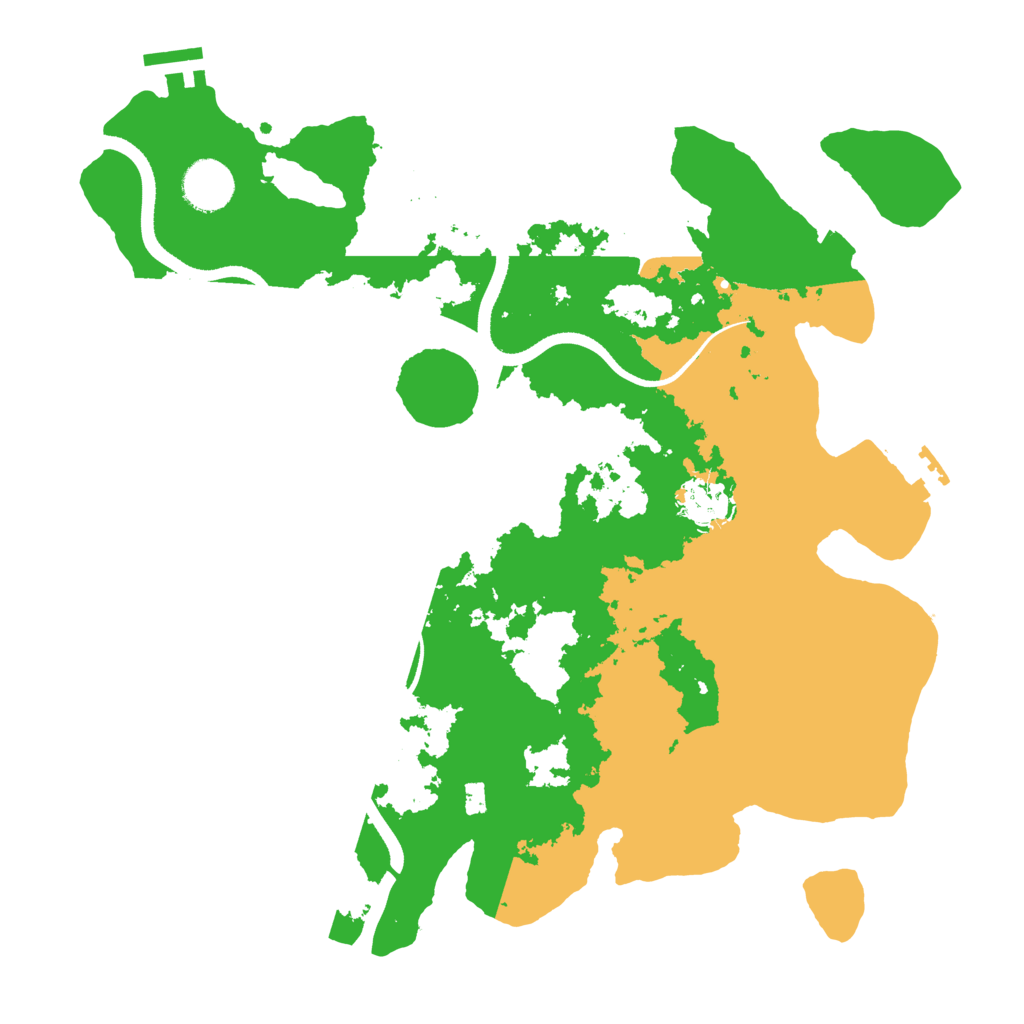 Biome Rust Map: Procedural Map, Size: 3500, Seed: 1262741955