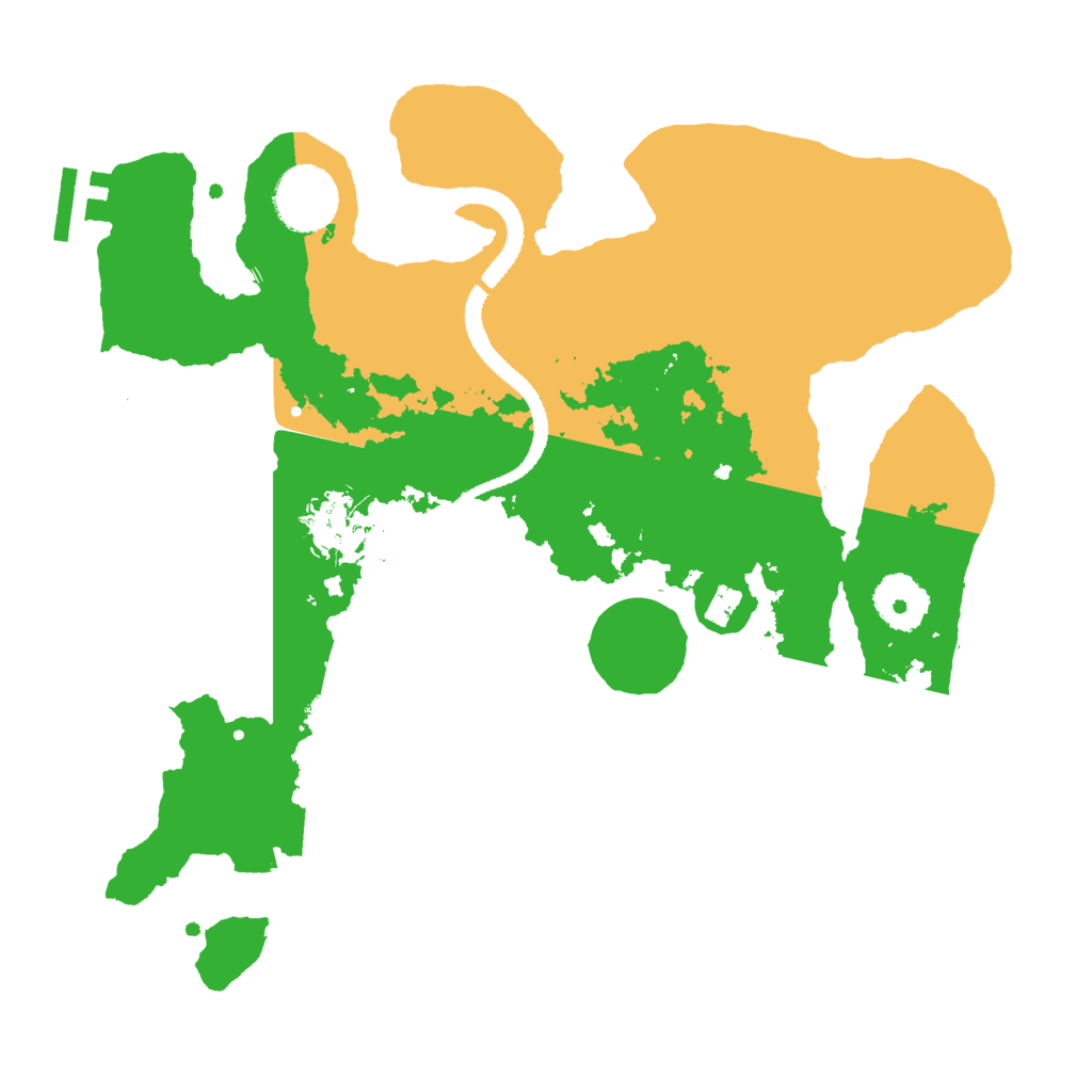 Biome Rust Map: Procedural Map, Size: 3000, Seed: 24329