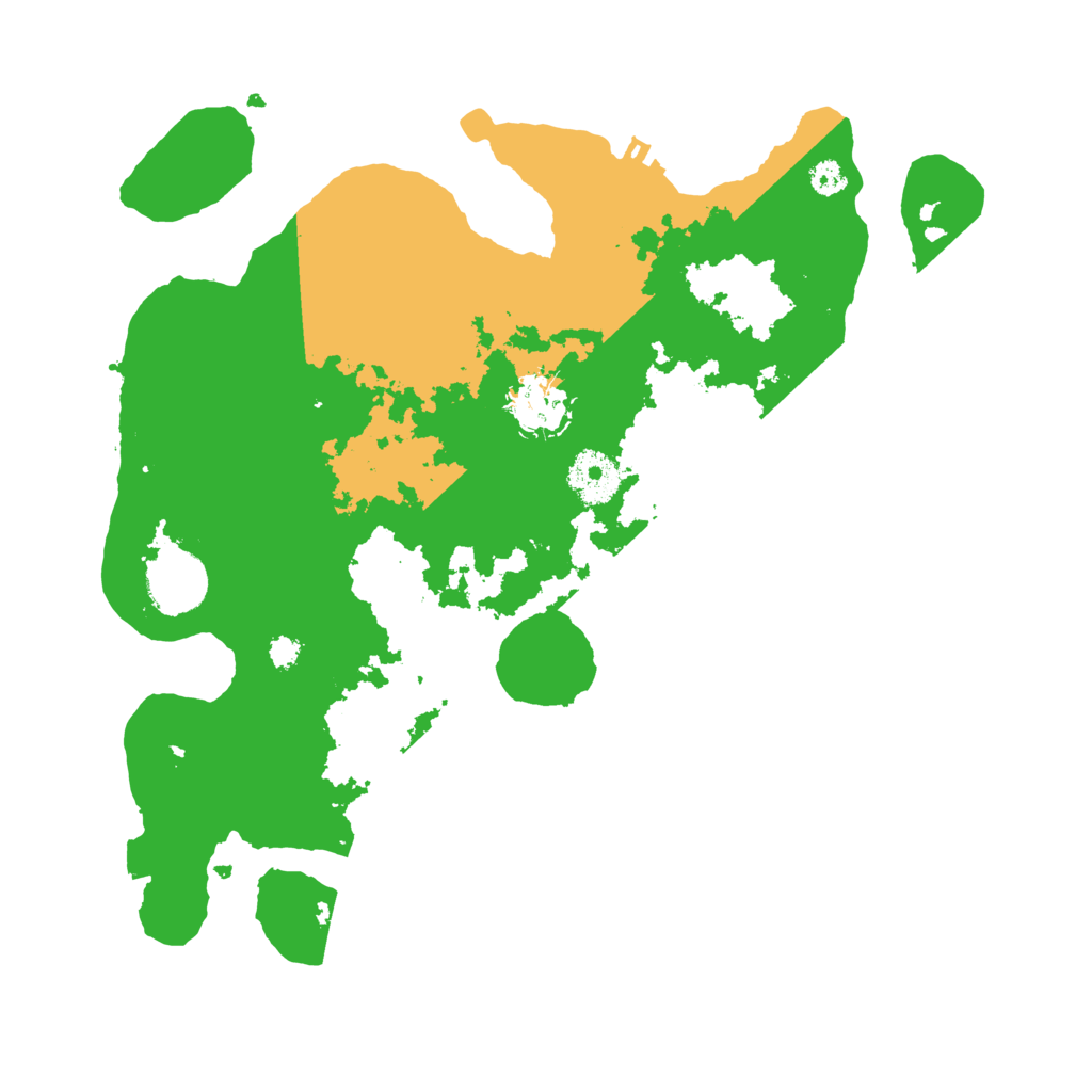 Biome Rust Map: Procedural Map, Size: 3200, Seed: 80081355